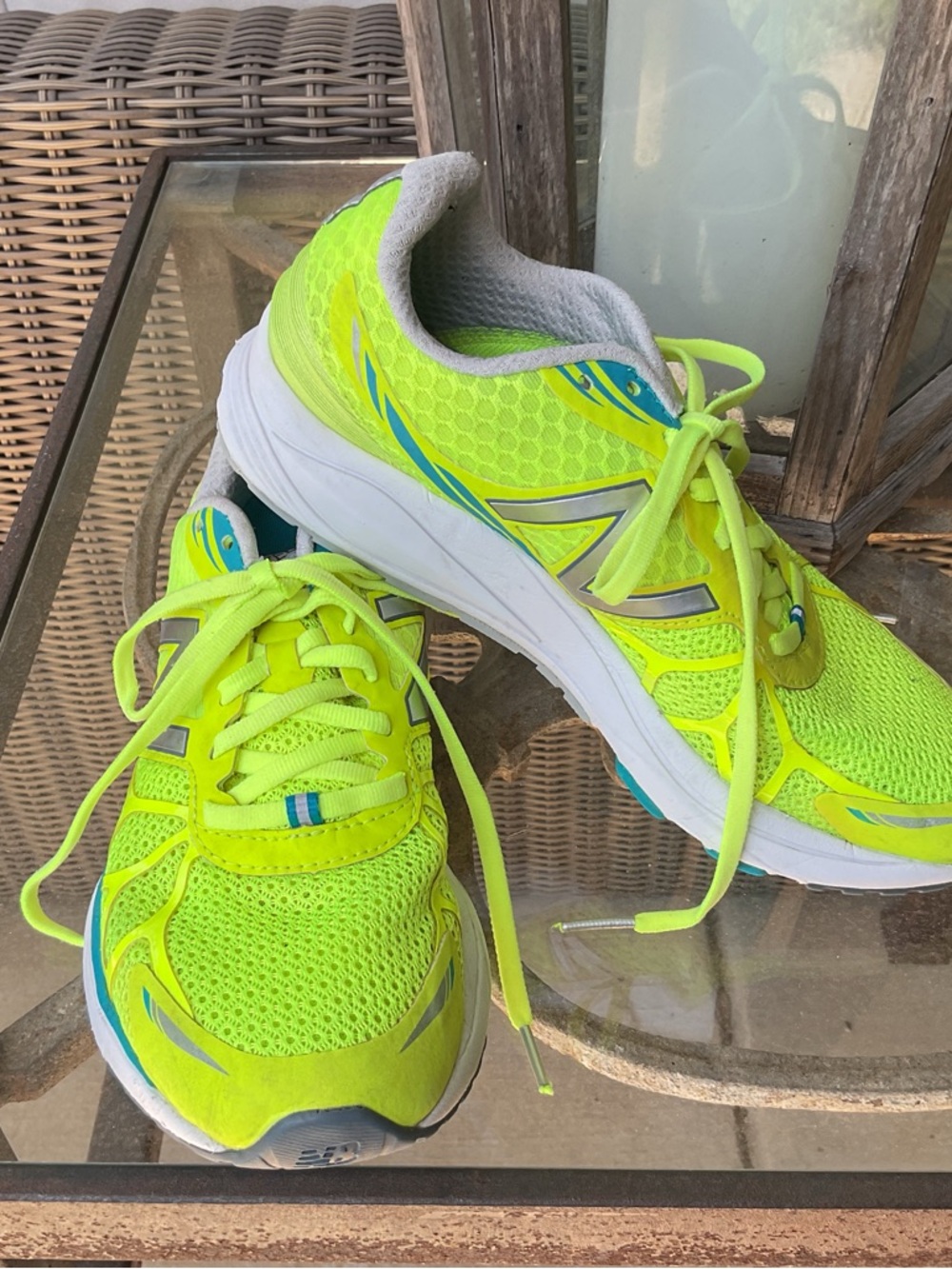 New Balance Neon Yellow-Green  Women’s' Athletic Sneakers